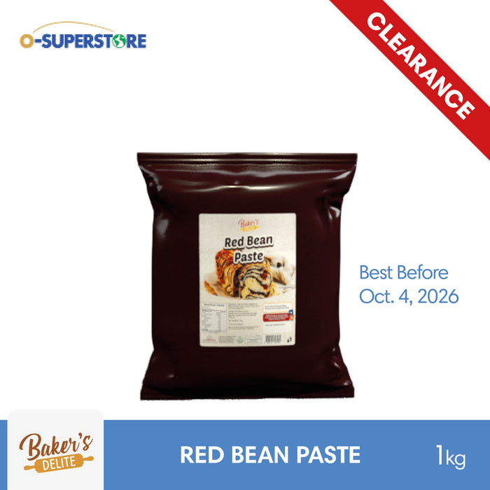 [CLEARANCE SALE] Baker's Delite Red Bean Paste 1kg