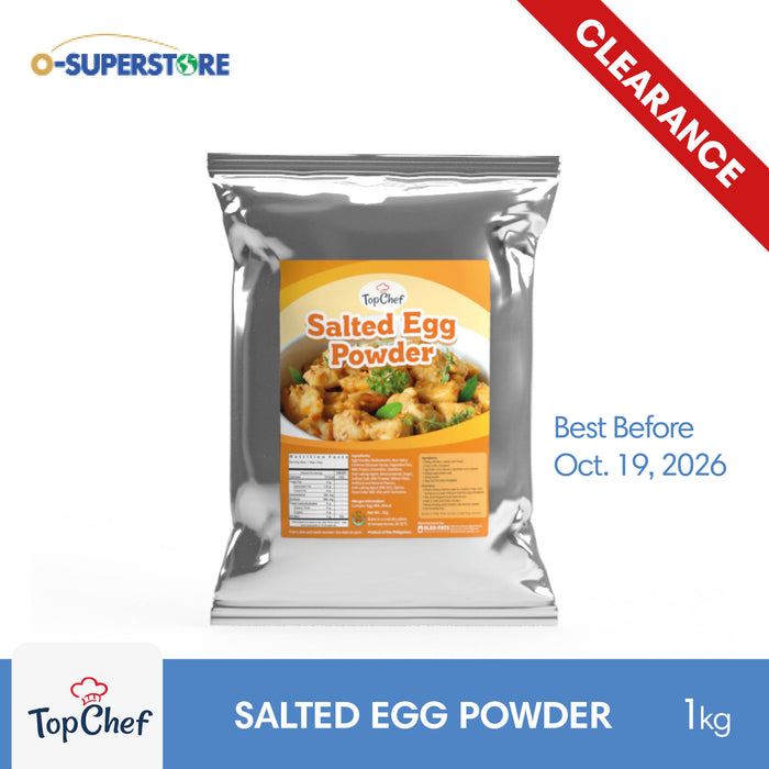 [CLEARANCE SALE] TopChef Salted Egg Powder Sauce Mix 1kg