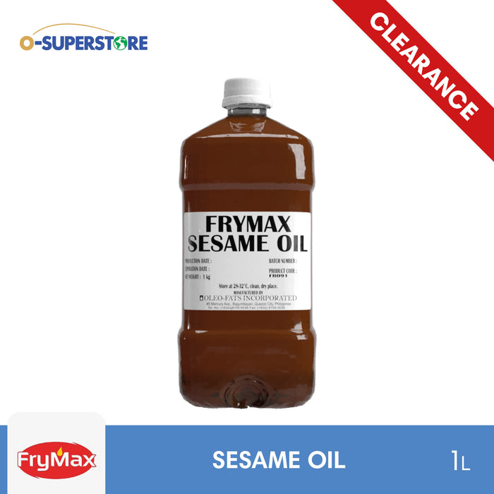 [CLEARANCE SALE] Frymax Sesame Oil 1kg (Copy)
