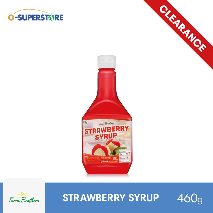 [CLEARANCE SALE] Farm Brothers Strawberry Syrup 460g