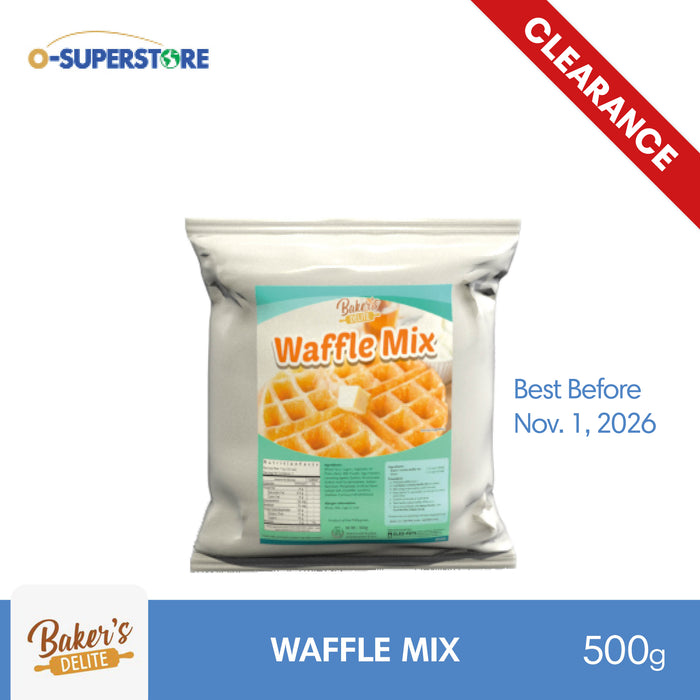 [CLEARANCE SALE] Baker's Delite Waffle Mix 500g