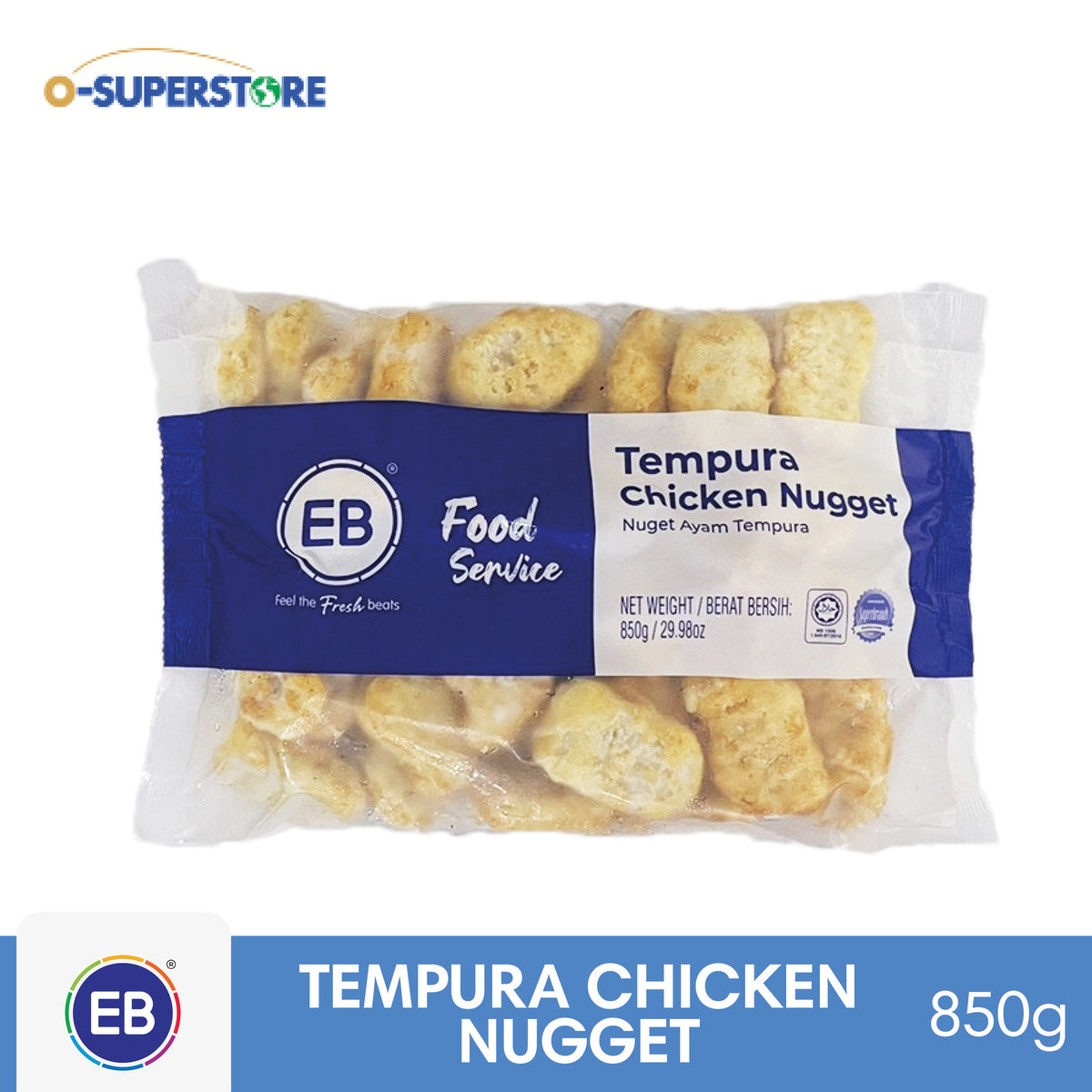EB (Everbest) Tempura Chicken Nugget 850g — OSUPERSTORE